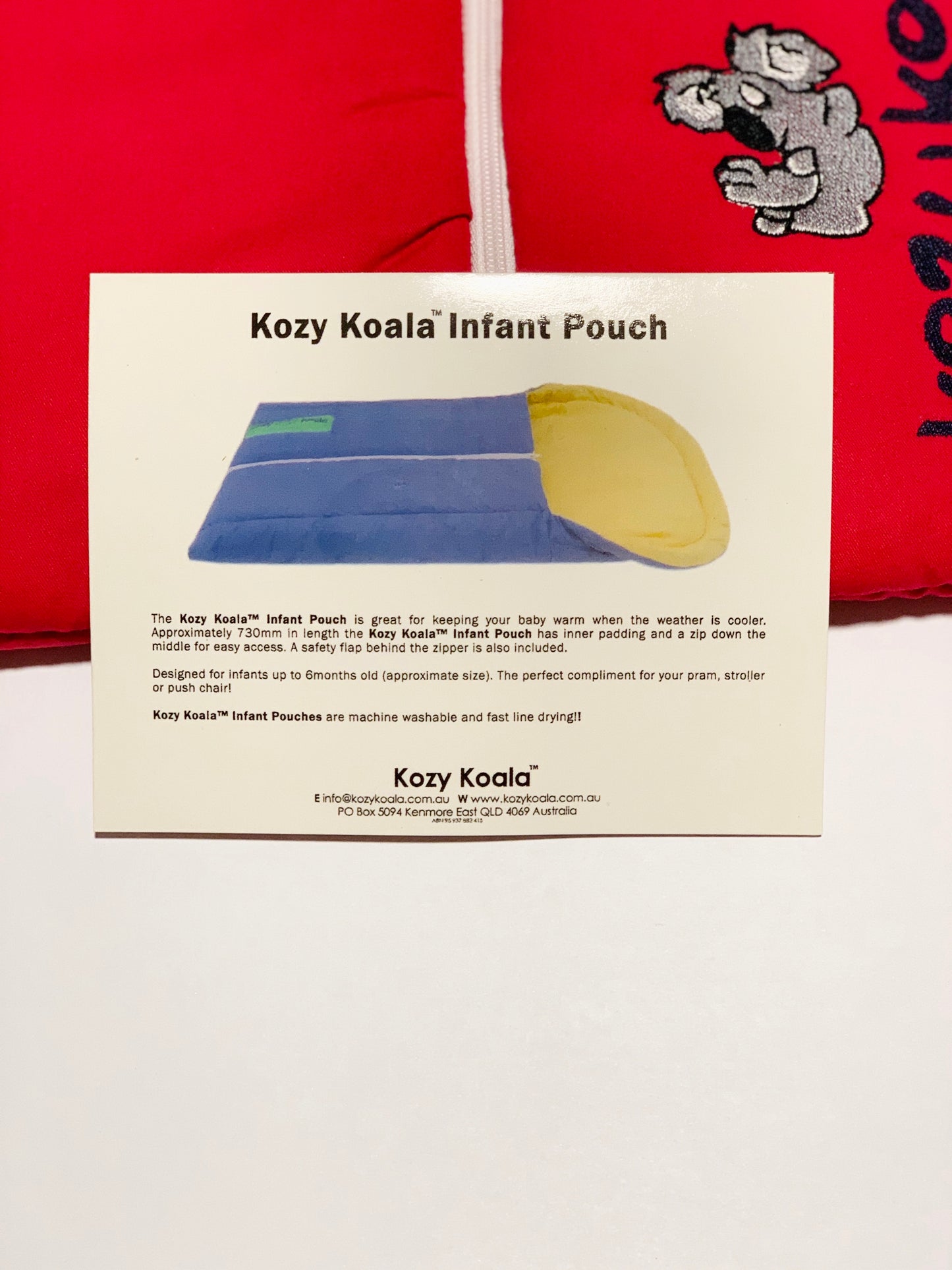 Pink infant pouch NEW - Size up to 6 months
