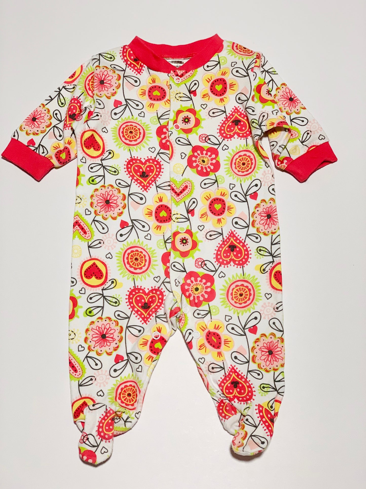 Flower power onesie - Size 000