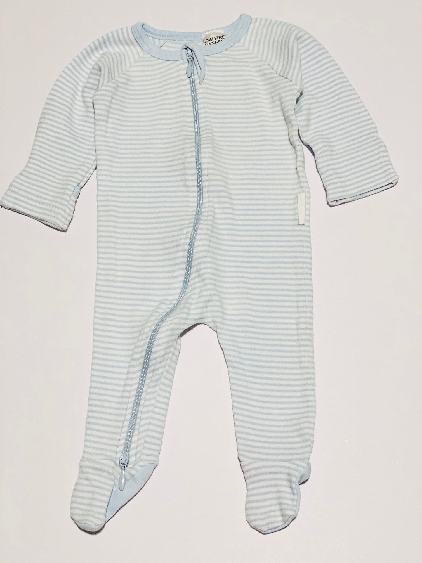 Blue stripe onesie - Size 000