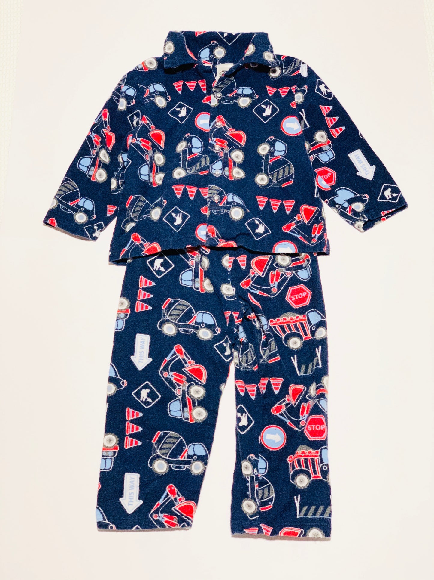 Digger flannelette pyjamas - Size 2