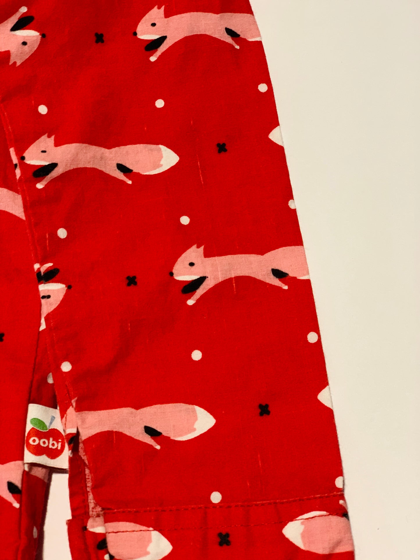 Red squirrel shirt - Size 3