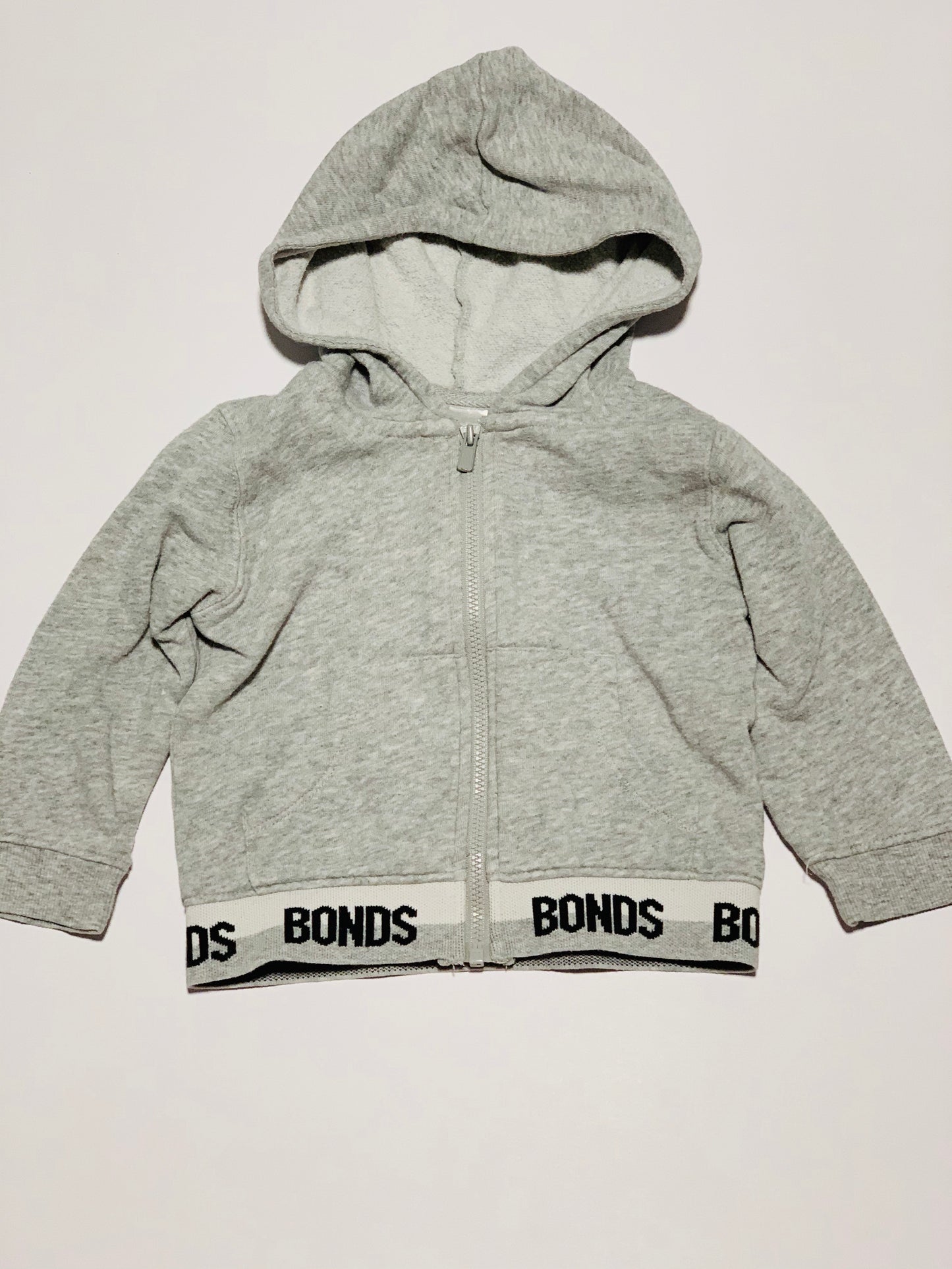 Grey zip hoodie - Size 1