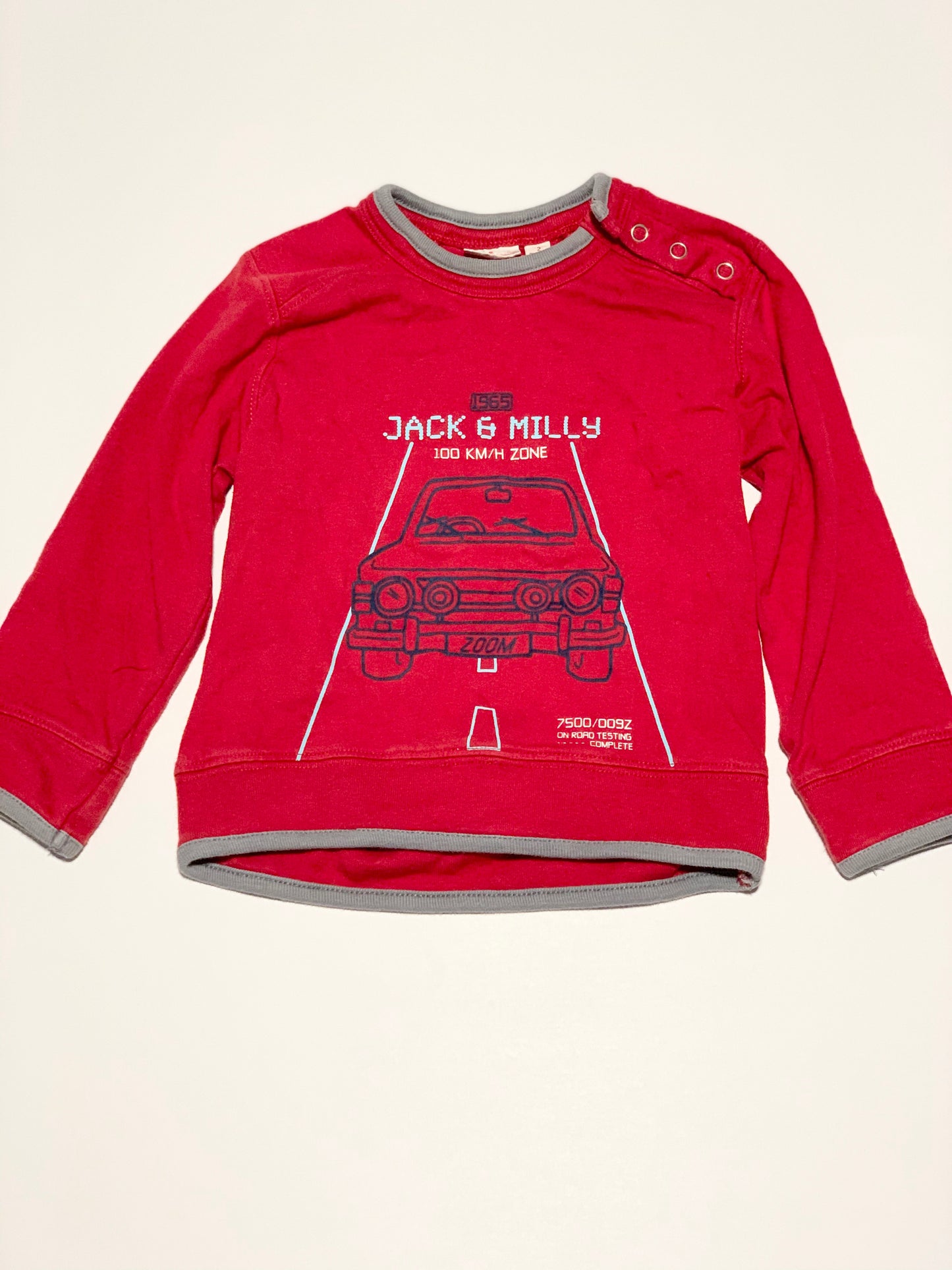 Red car top - Size 2
