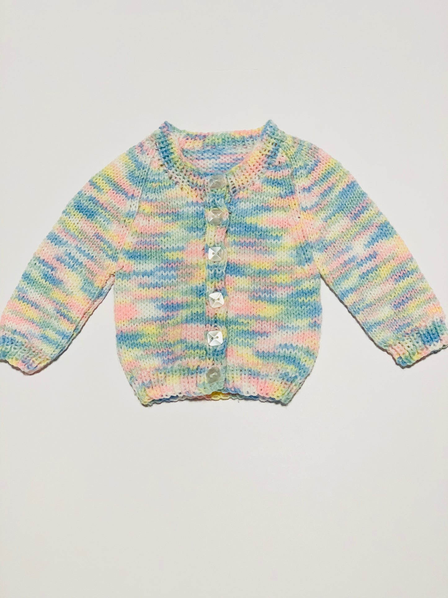 Rainbow knit cardigan - Size 3 months
