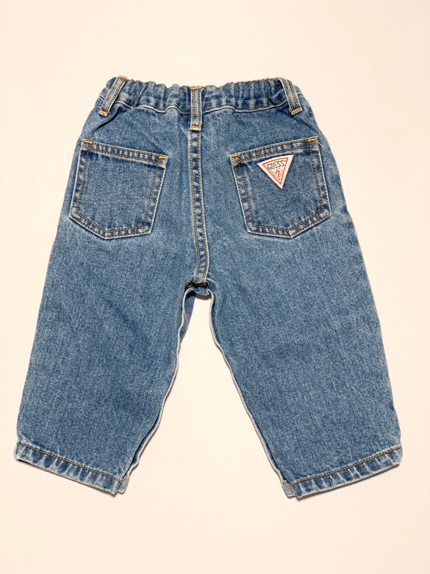 Vintage snap button jeans - Size 6 months