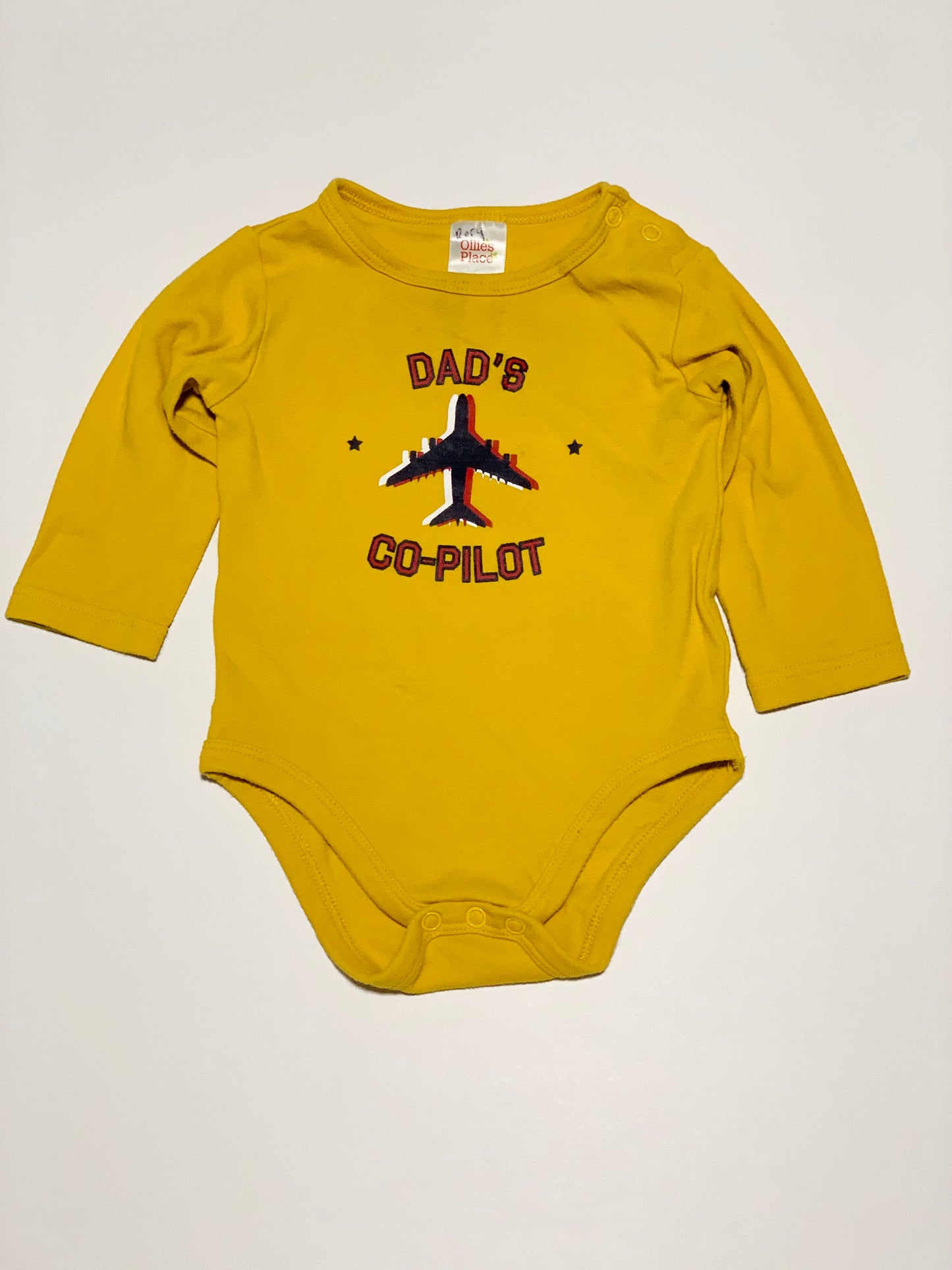 Dad's co-pilot bodysuit - Size 00