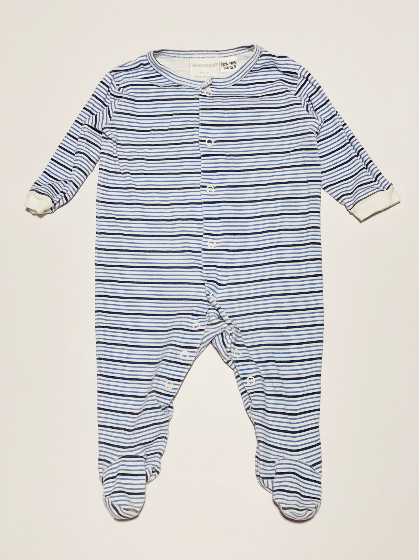Blue stripe onesie - Size 00