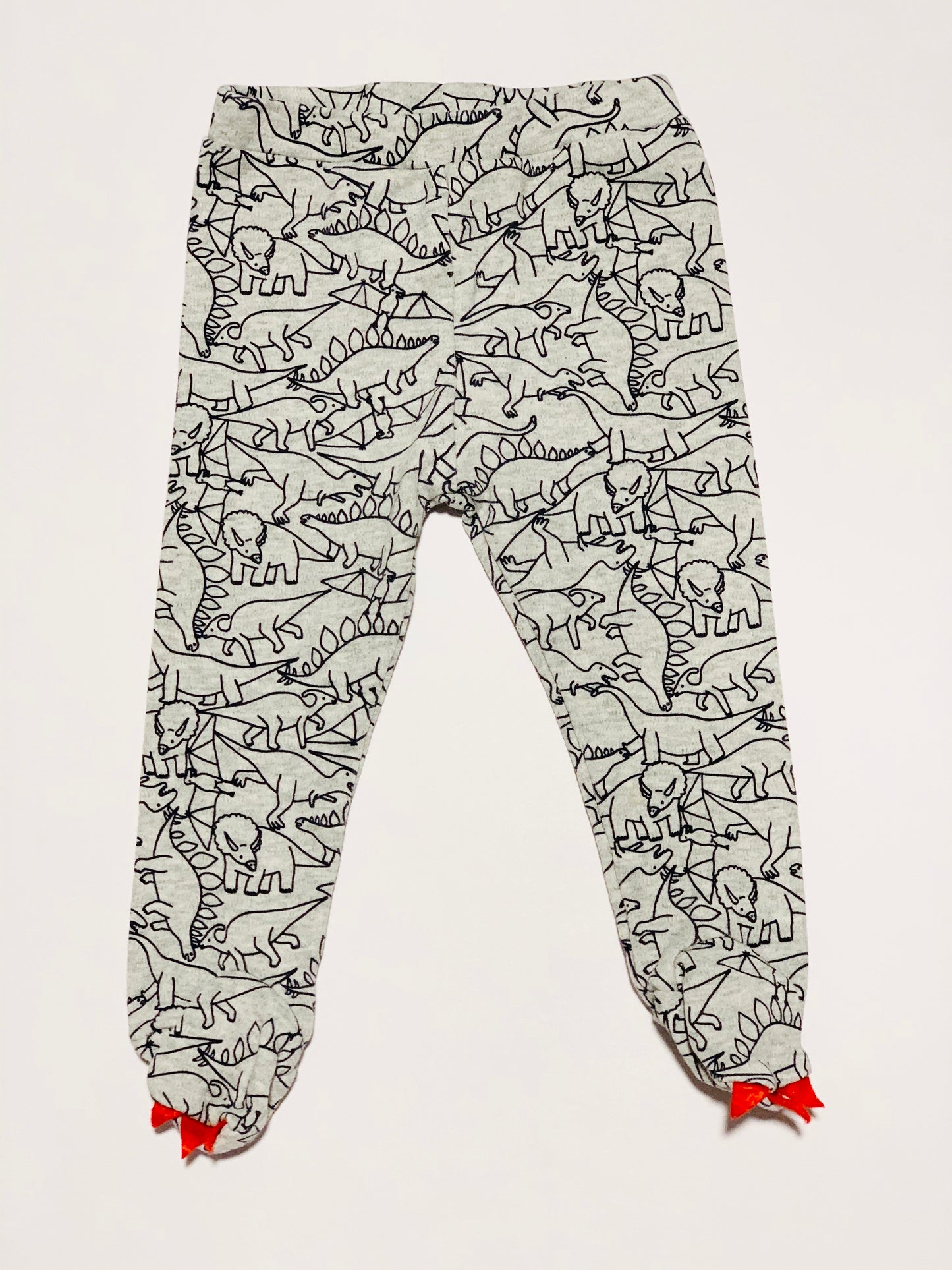 Dinosaur footed pants - Size 0