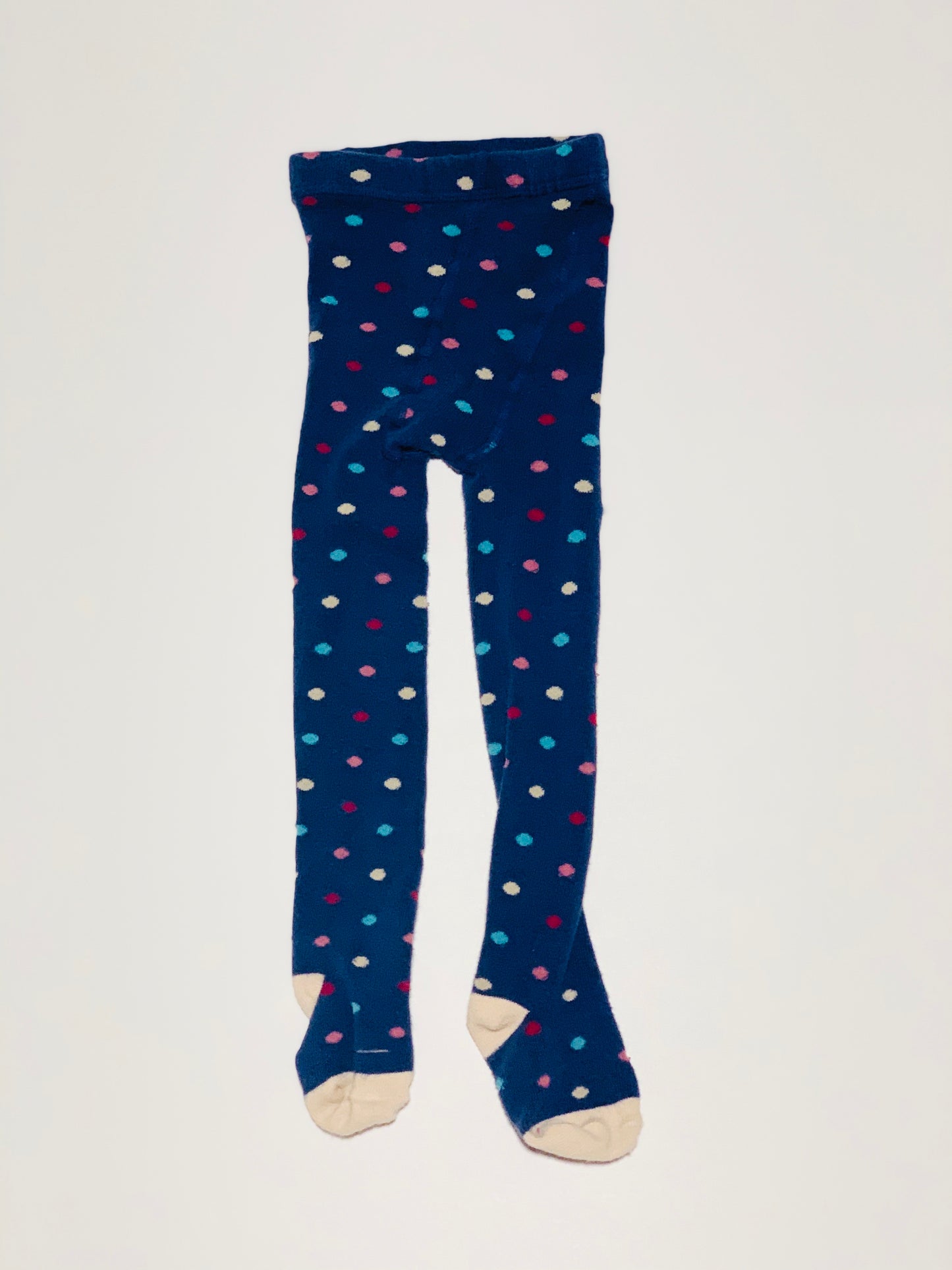 Blue spot tights - Size 1-2