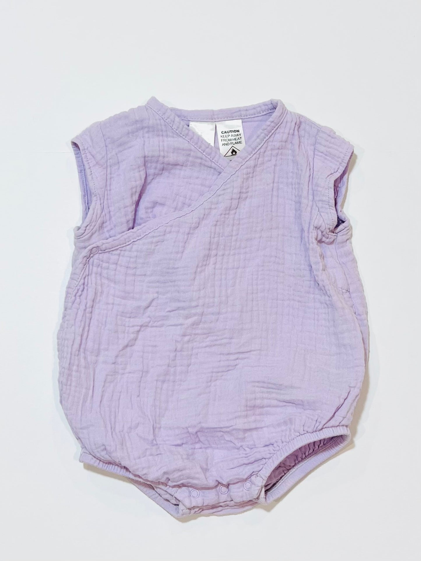 Purple romper - Size 1