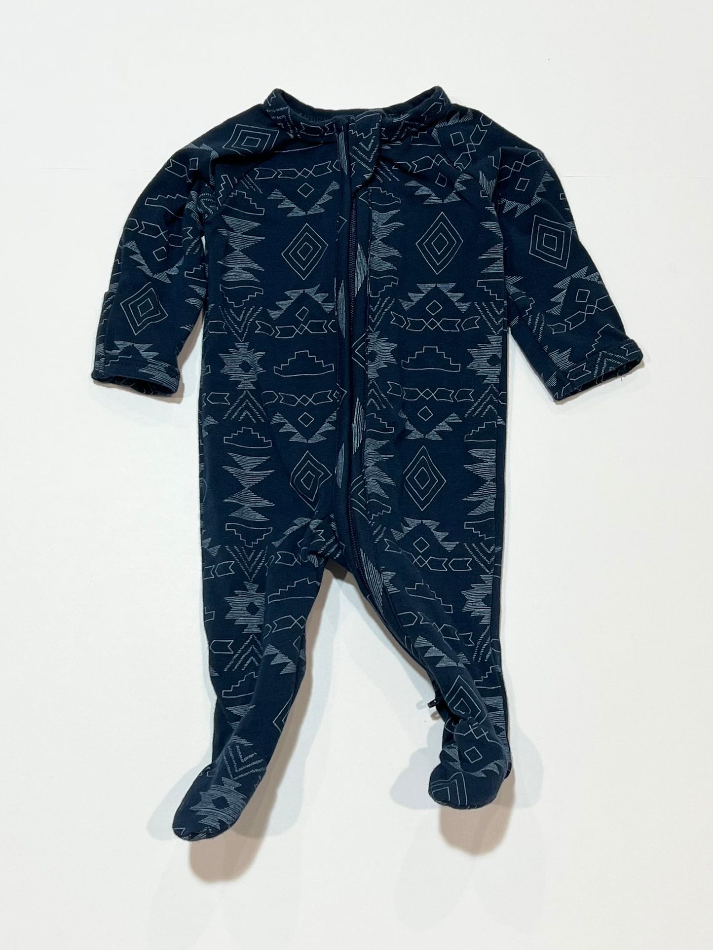Navy zip onesie - Size 00000