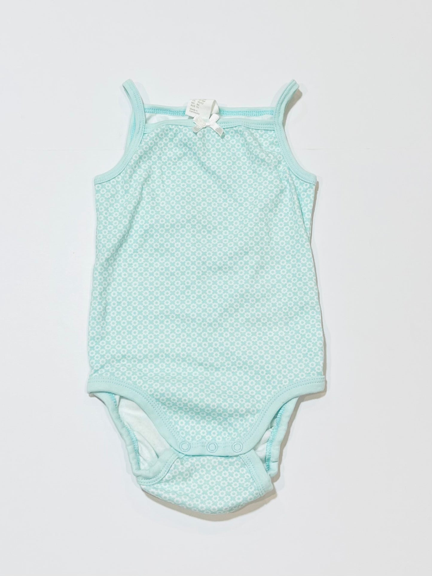 Aqua flower bodysuit - Size 1