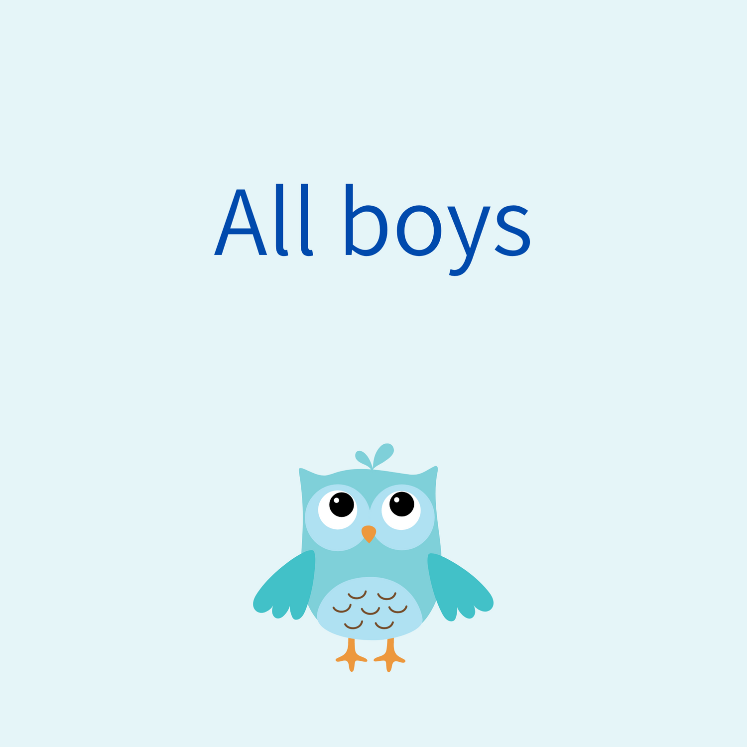 All boys