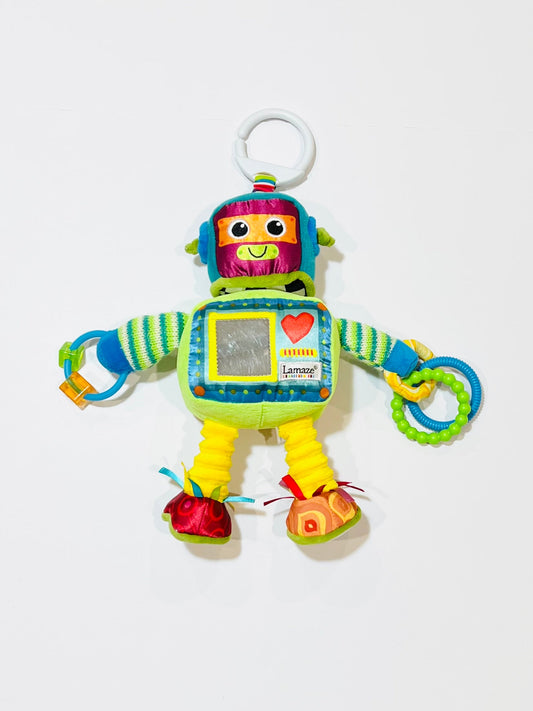 Colourful robot pram toy