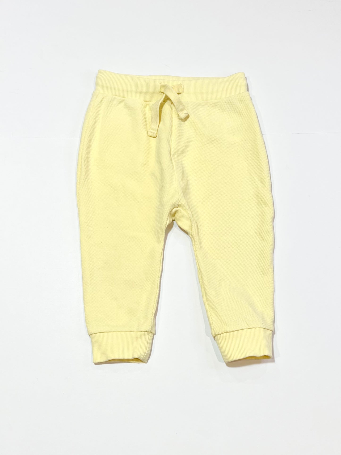 Yellow waffle trackies - Size 1