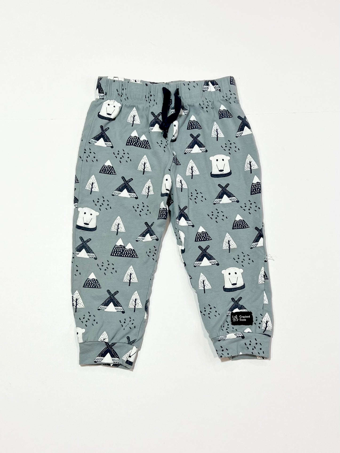 Grey jersey pants - Size 1