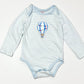 Striped hot air balloon bodysuit - Size 1