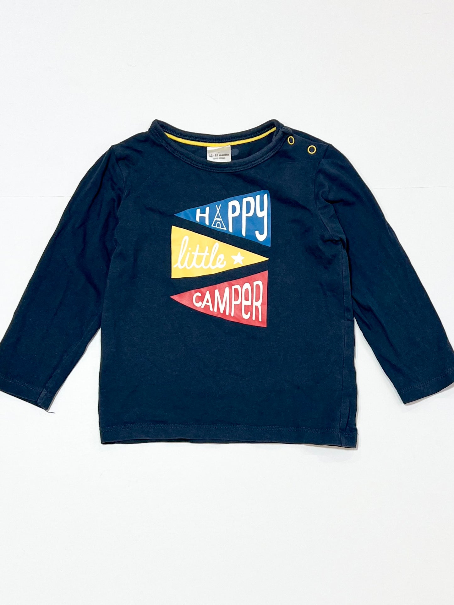 Happy little camper top - Size 1