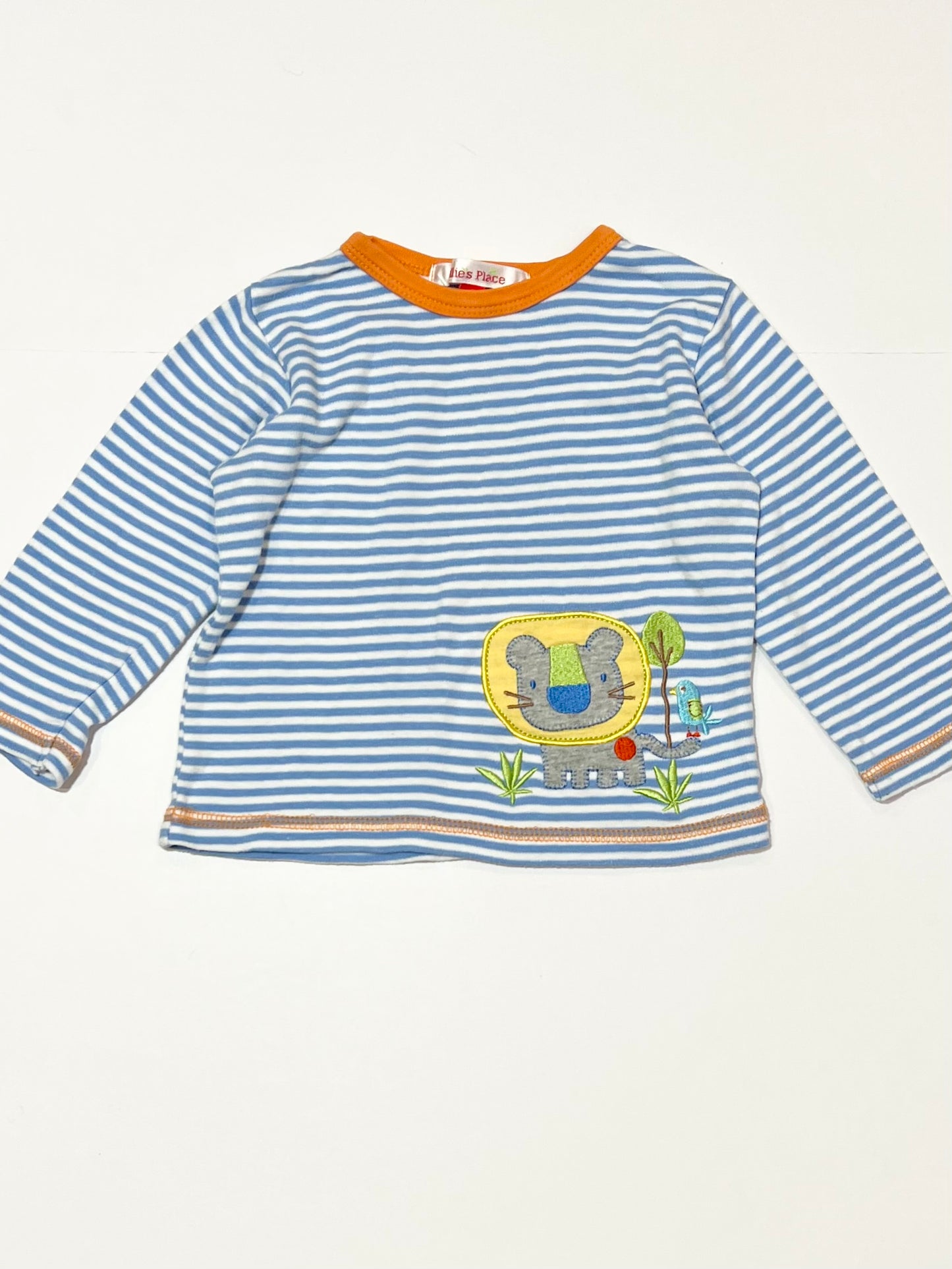 Striped lion top - Size 1