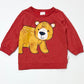 Red bear sweater - Size 1