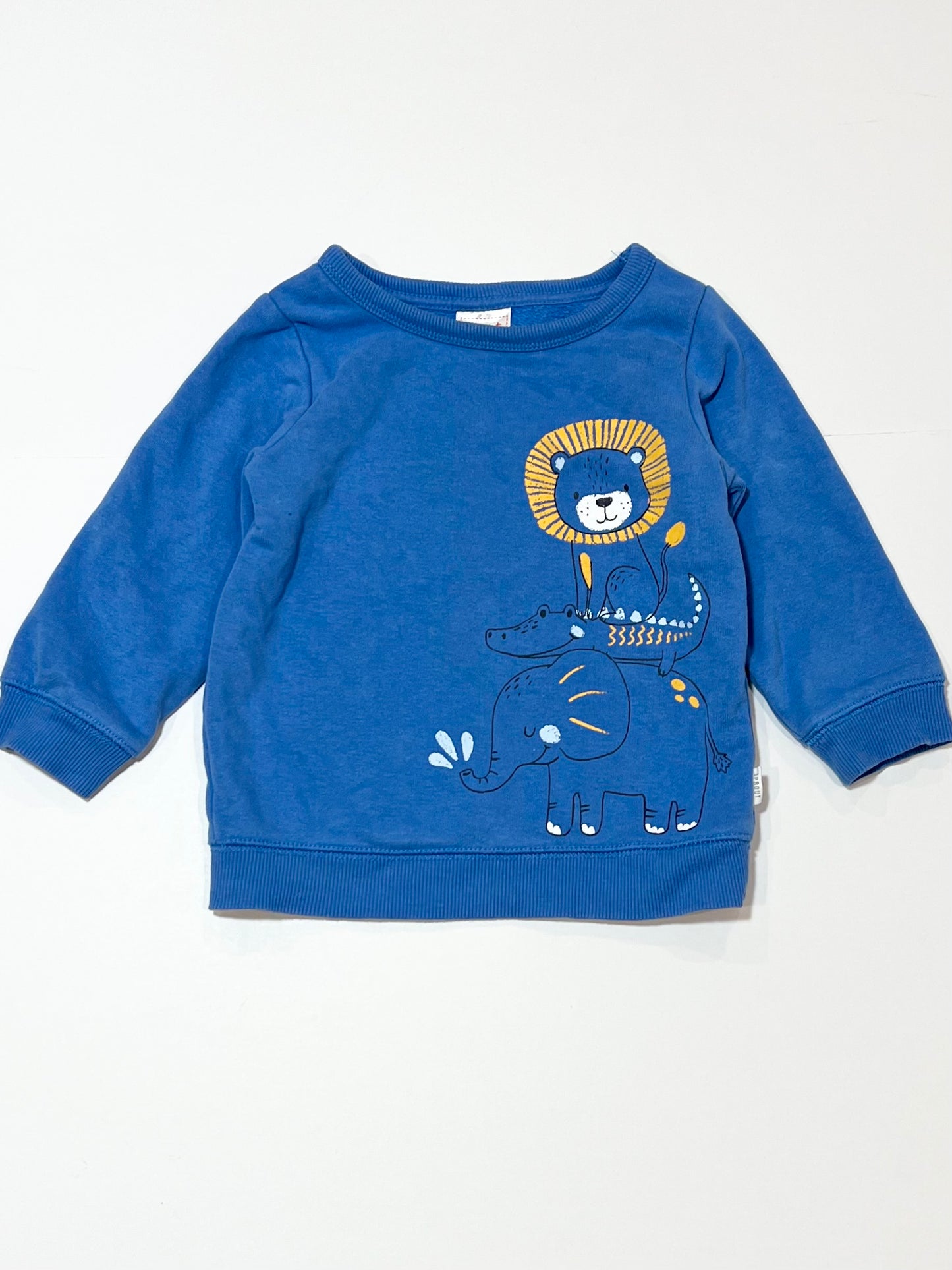 Blue animals sweater - Size 1