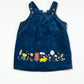 Corduroy pinafore - Size 1