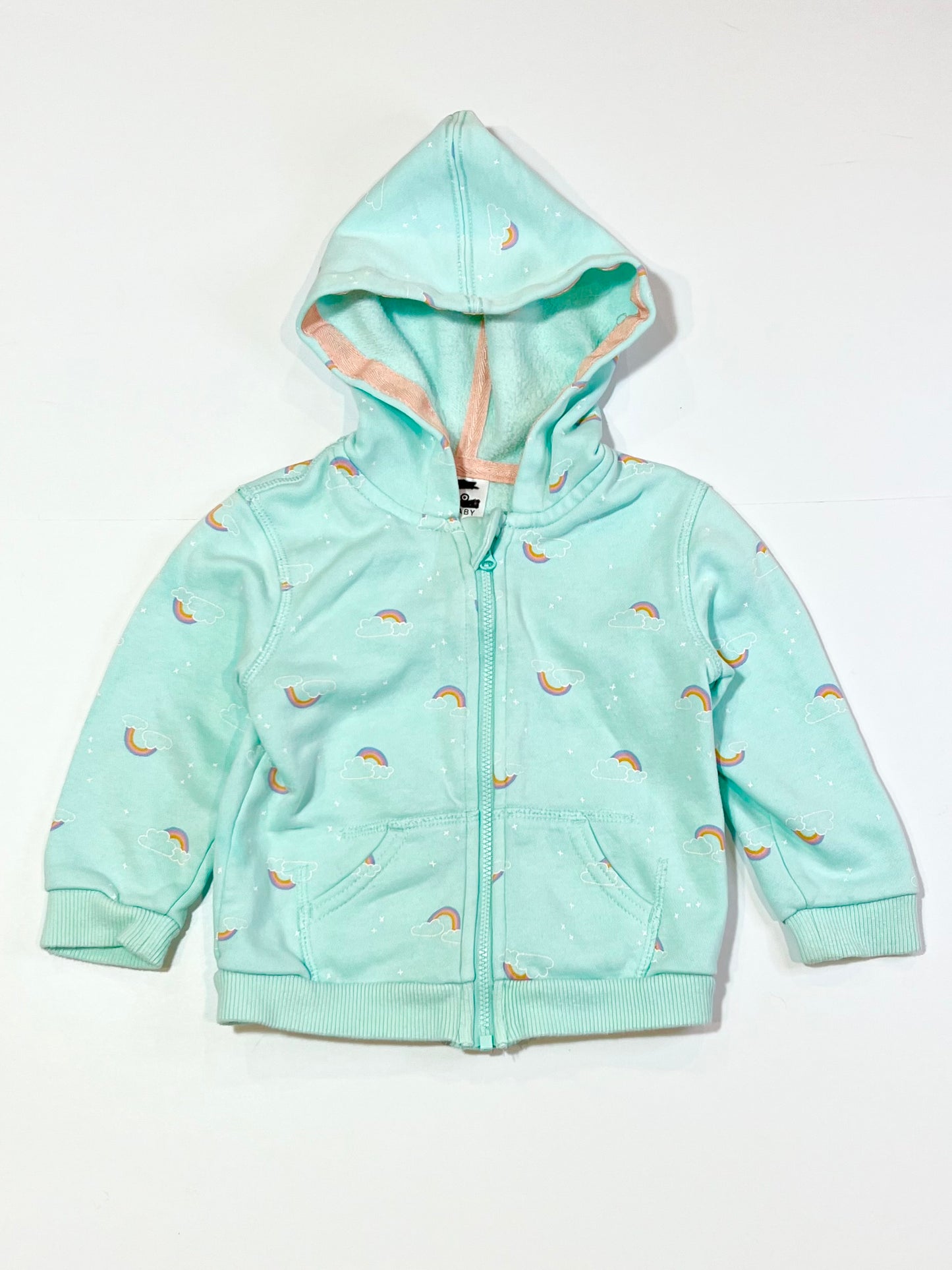 Rainbows zip hoodie - Size 1