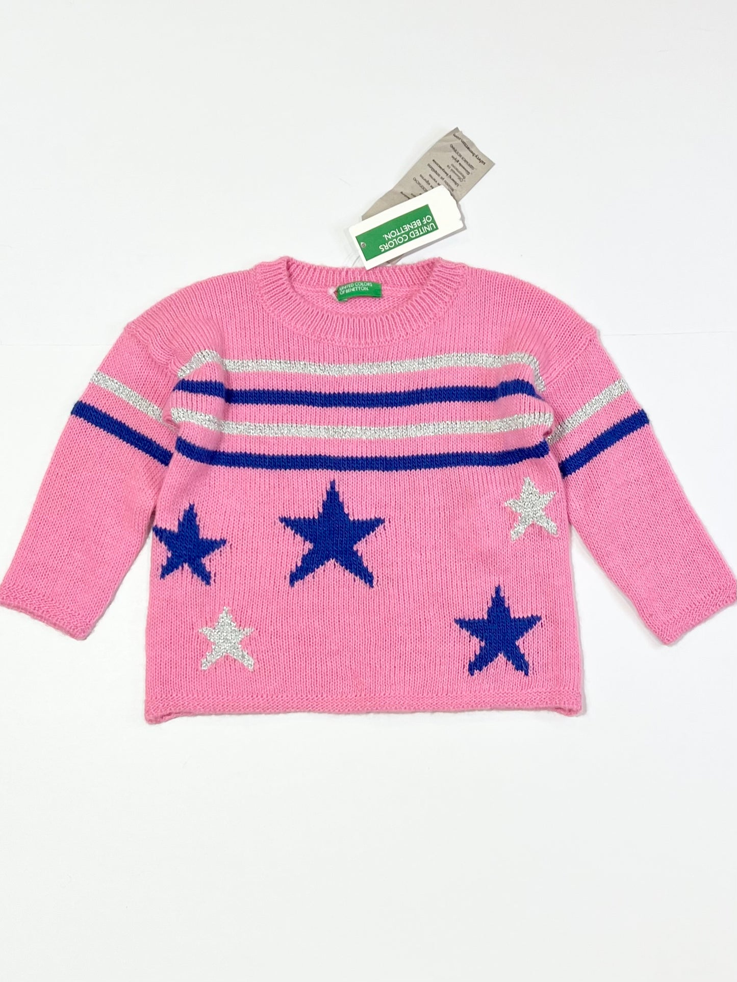 Pink stars jumper brand new - Size 1