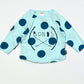 Blue spotty top - Size 00