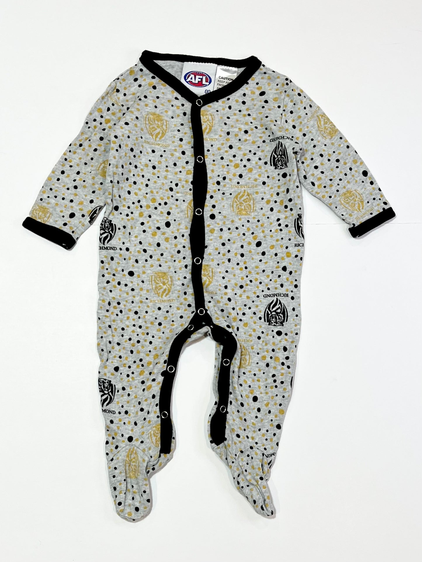 Richmond Tigers onesie - Size 00