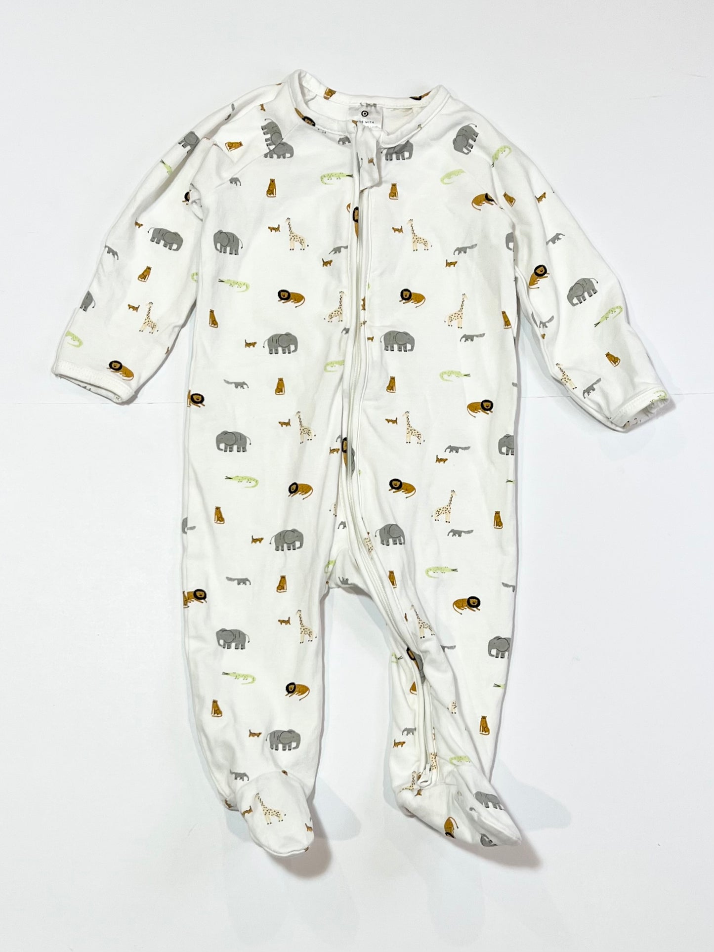 Animals zip onesie - Size 00