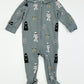 Grey zip onesie - Size 00