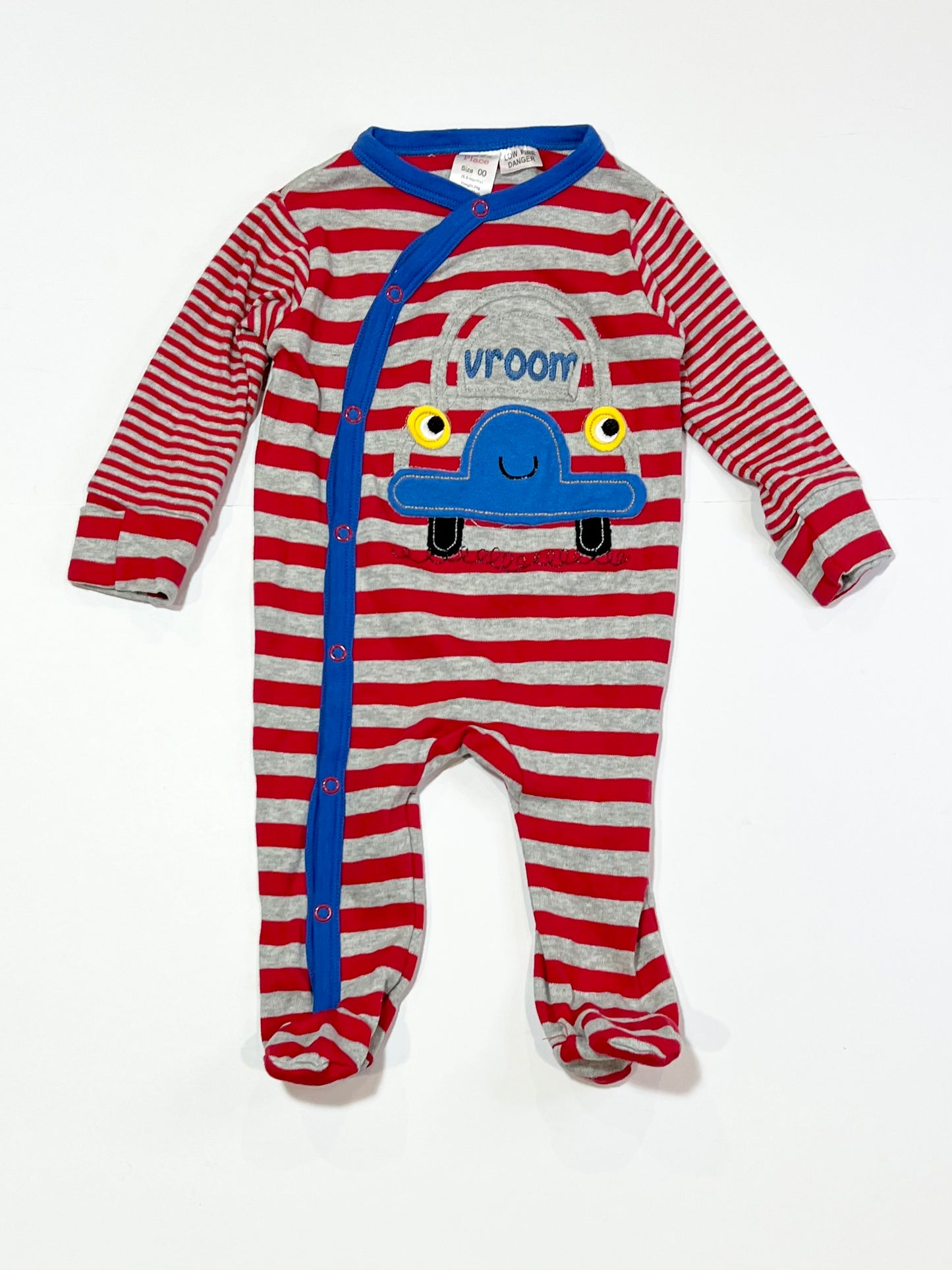 Striped car onesie - Size 00