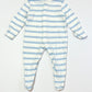 Blue striped onesie - Size 00