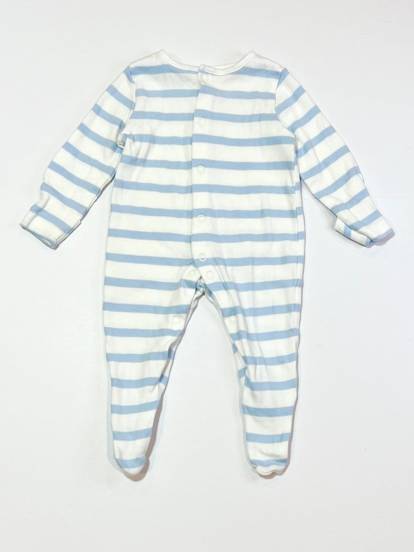 Blue striped onesie - Size 00