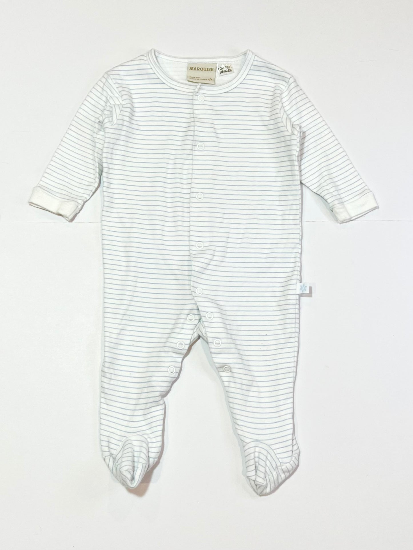 Blue striped onesie - Size 00
