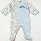 Blue owls onesie - Size 00