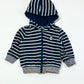 Striped zip hoodie - Size 00
