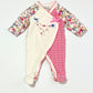 Floral birds onesie - Size 00000