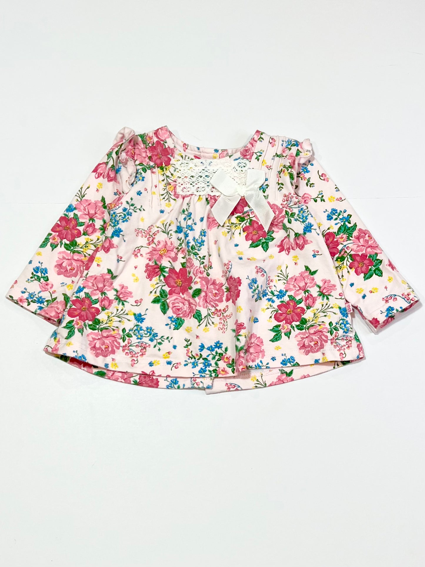 Floral bow top - Size 00