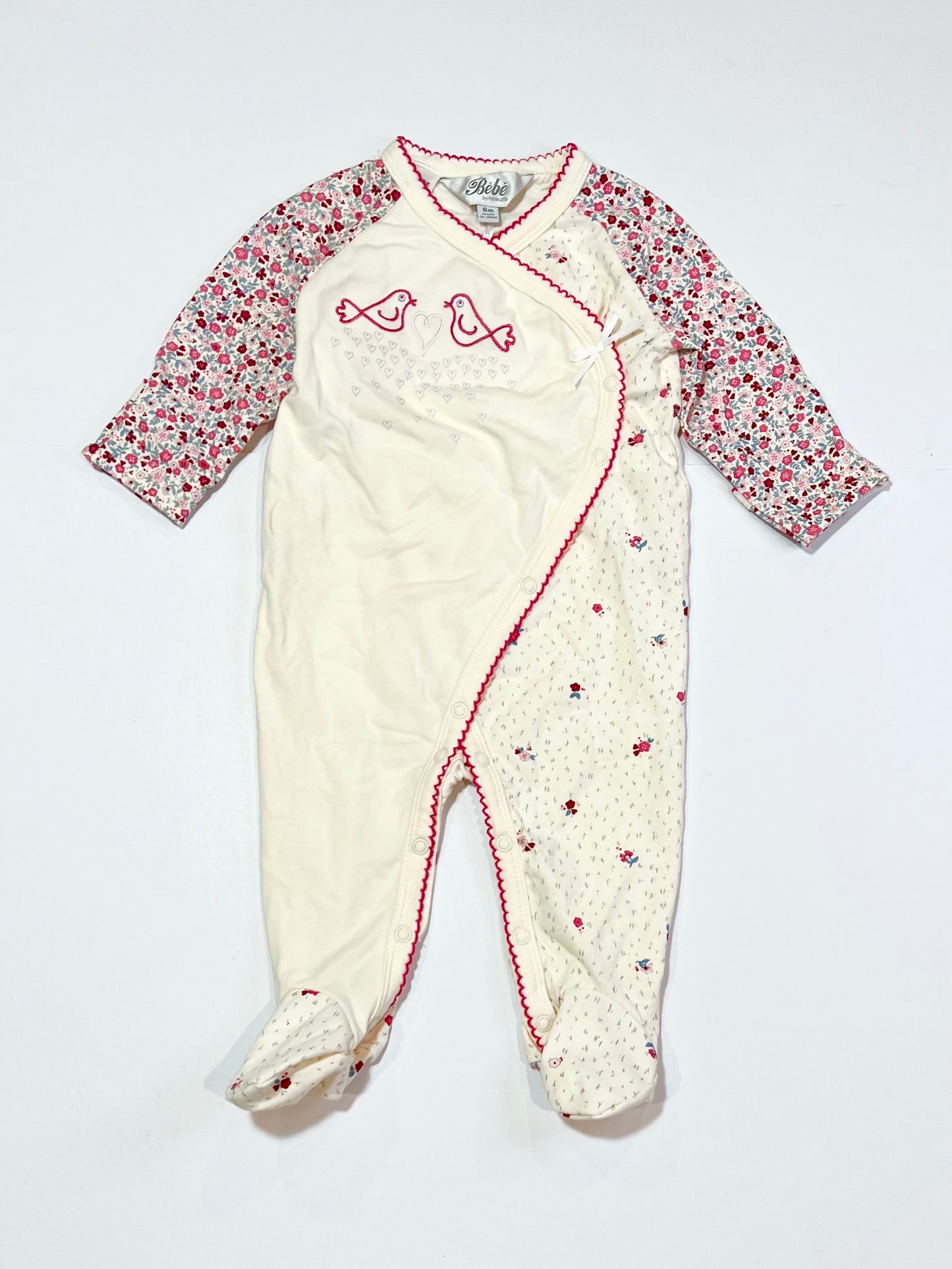 Floral birds onesie brand new - Size 00