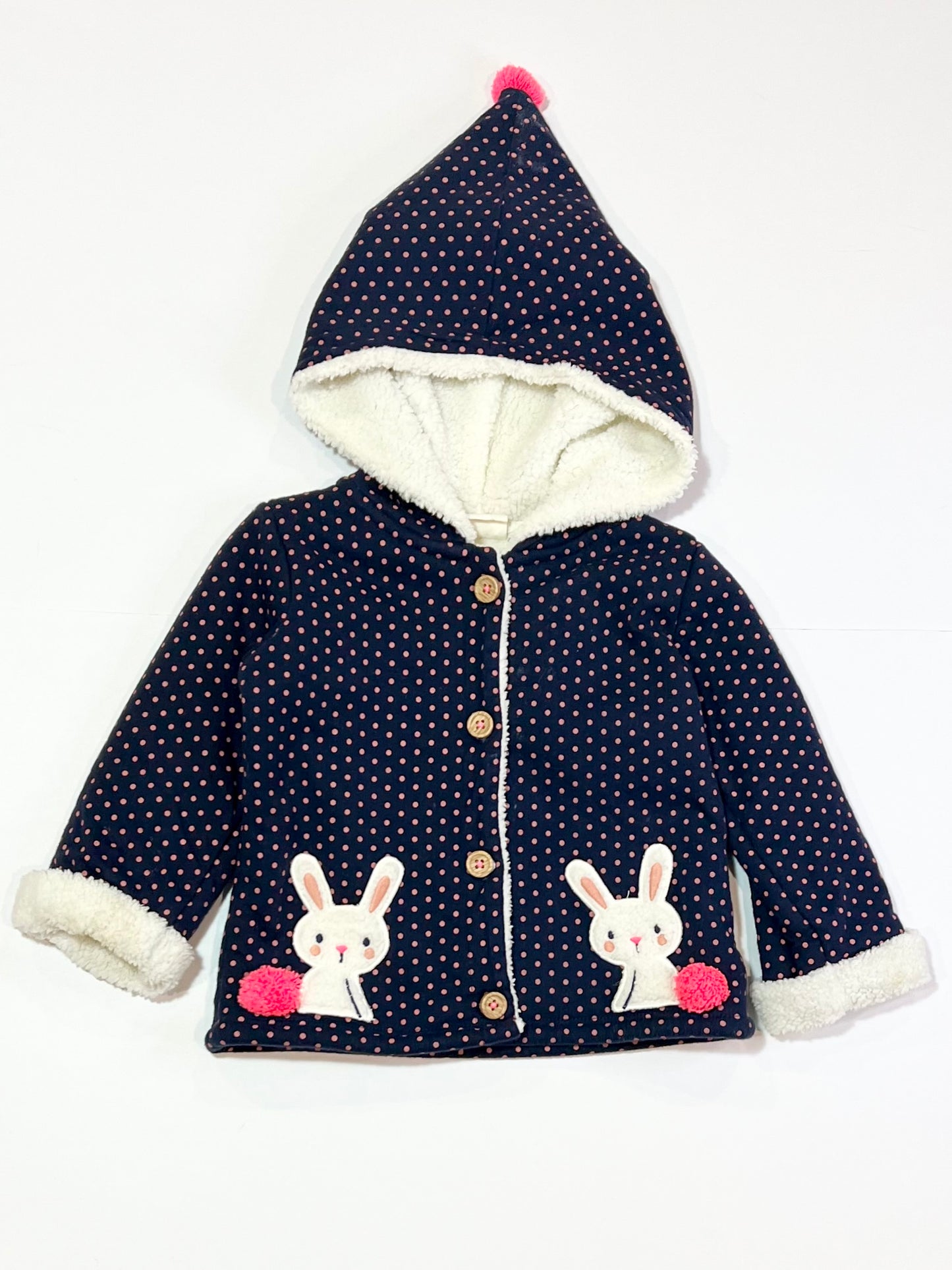 Spotty bunny jacket - Size 1