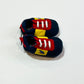 Adelaide Crows booties - Size 6-9 months