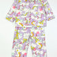 Unicorn flannelette pyjamas - Size 2