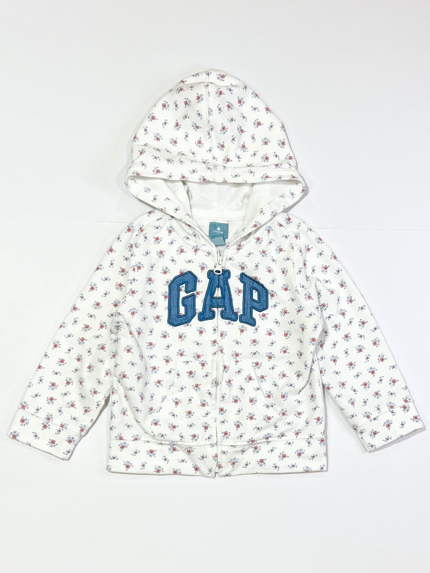 Floral zip hoodie - Size 2