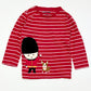 Striped soldier top - Size 3-4