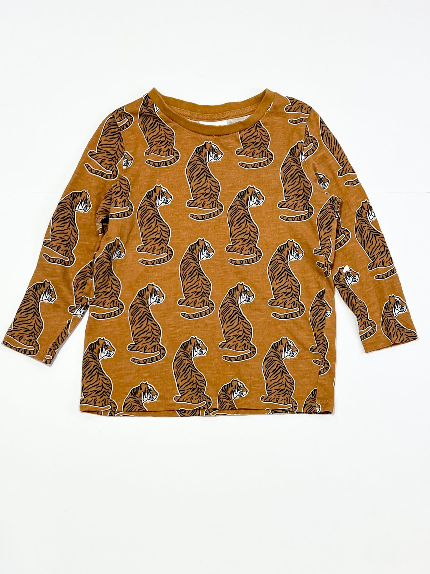 Brown tigers top - Size 3