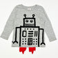 Grey robot top - Size 3
