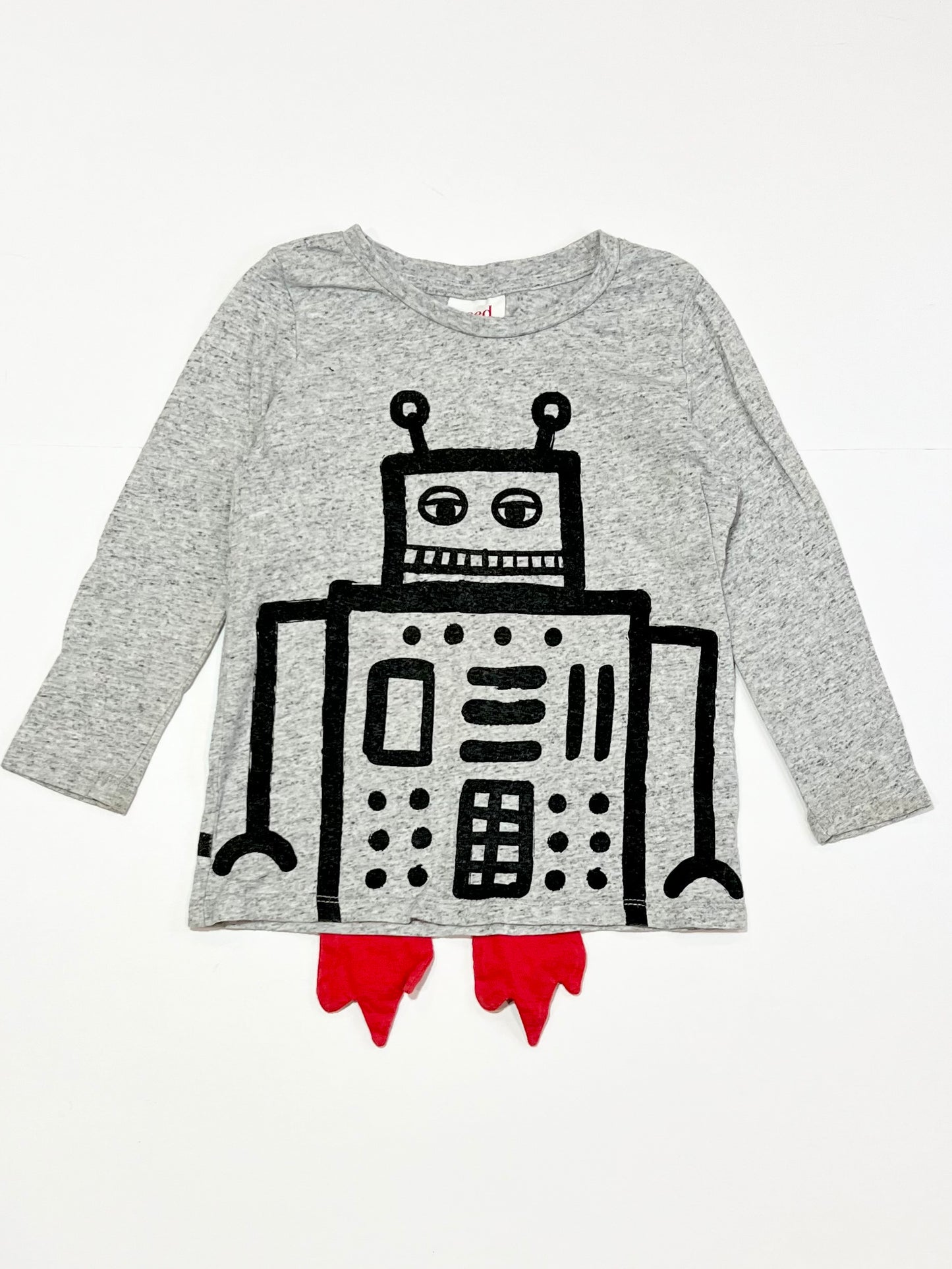 Grey robot top - Size 3