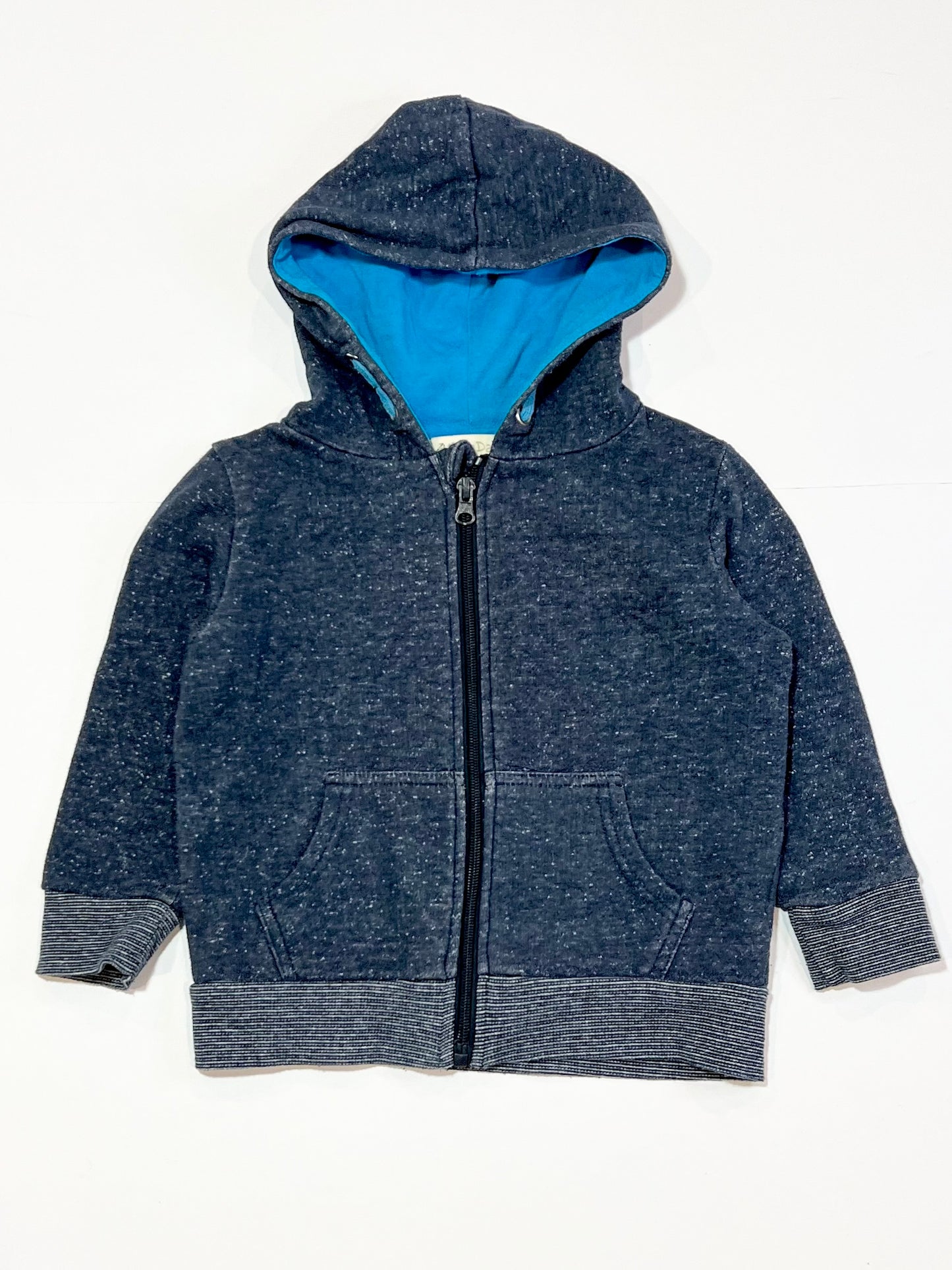 Blue zip hoodie - Size 3